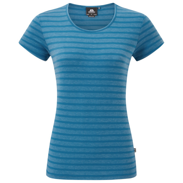 Mountain Equipment - Women's Groundup Stripe Tee - T-Shirt Gr 8 blau von Mountain Equipment