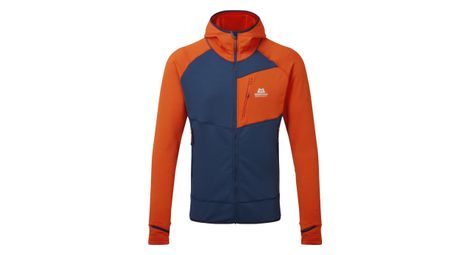 mountain equipment eclipse fleecejacke orange blau von Mountain Equipment