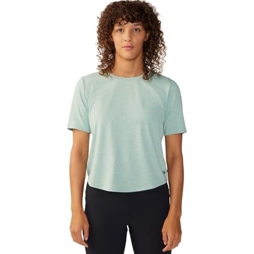 Mountain Hardwear Damen Sunblocker Short Sleeve Hemd, Mineral Spring Heather, Medium von Mountain Hardwear