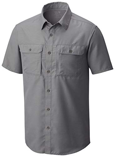 Mountain Hardwear Herren Canyon Short Sleeve Shirt Oberteil, Manta Grey, L von Mountain Hardwear