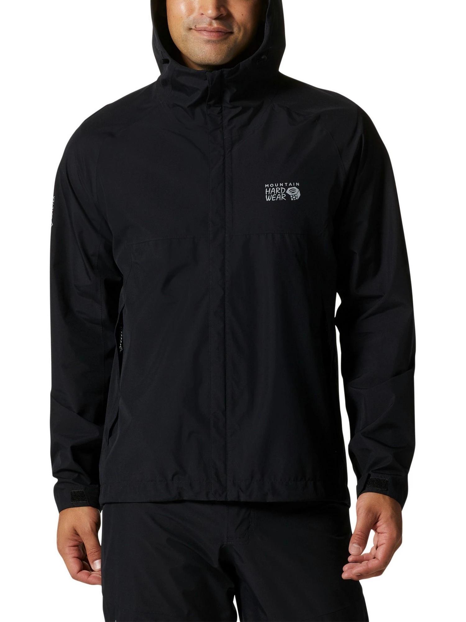 Regenmantel Exposure/2 Gore-Tex Paclite Jacket Herren - Schwarz von Mountain Hardwear