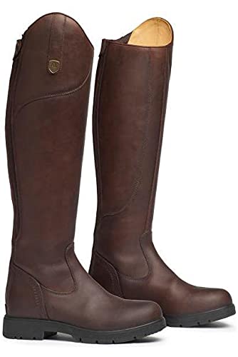 Mountain Horse 2022 Womens Wild River Lange Reitstiefel - Braun Footwear Calf Size - Regular/Wide, Footwear Size - 38 von Mountain Horse