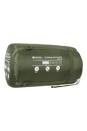 Mountain Warehouse Sutherland Schlafsack - geeignet für 3°C bis -18 °C, Isoliert, Extra Warm, Zweiwegereißverschluss, mit Fleecefutter - Ideal für Winter Camping Khaki Einheitsgröße Mountain Warehouse Sutherland Schlafsack - geeignet für 3°C bis -18 °C, Isoliert, Extra Warm, Zweiwegereißverschluss, mit Fleecefutter - Ideal für Winter Camping Khaki Einheitsgröße von Mountain Warehouse