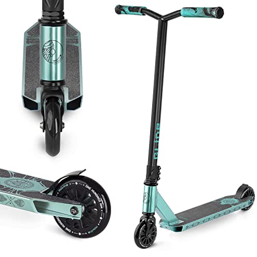 Movino Stunt Scooter Profi Roller für Erwachsene & Jugendliche mit ABEC 9 Kugellagern Kickscooter mit 100mm Rad 6061 Aluminium-Deck Gewicht 3,3 kg Tragfähigkeit: 100 kg Movino Stunt Scooter Profi Roller für Erwachsene & Jugendliche mit ABEC 9 Kugellagern Kickscooter mit 100mm Rad 6061 Aluminium-Deck Gewicht 3,3 kg Tragfähigkeit: 100 kg von Movino