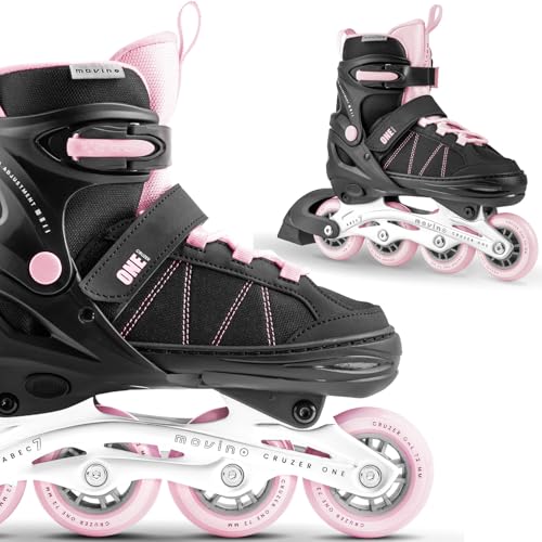 Movino Inline Skates | Cruzer One | Verstellbare Rollschuhe | Inliner für Damen Mädchen Jungen | Inliner für Kinder & Erwachsene | Inline Skates mit großen Rädern 72 mm | Kids-Inliner L (38-41) Movino Inline Skates | Cruzer One | Verstellbare Rollschuhe | Inliner für Damen Mädchen Jungen | Inliner für Kinder & Erwachsene | Inline Skates mit großen Rädern 72 mm | Kids-Inliner L (38-41) von Movino