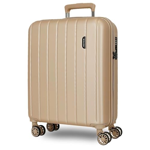 Movom Wood Kabinenkoffer Beige 40x55x20 cms Hartschalen ABS TSA-Schloss 38L 2,9Kgs 4 Doppelräder Handgepäck Movom Wood Kabinenkoffer Beige 40x55x20 cms Hartschalen ABS TSA-Schloss 38L 2,9Kgs 4 Doppelräder Handgepäck von MOVOM