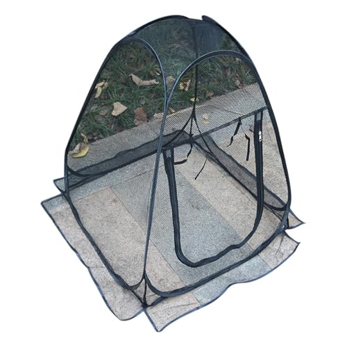 Mesh-Campingzelt, tragbares faltbares Mesh-Zelt,Mesh-Zelt für Camping - Screen Shelter Zelt, automatisches Halterungssystem, Winddicht für Reisecamping, Hinterhofüberdachung von Moxeupon