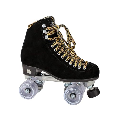 Moxi Skates - Panther - Lustige und modische Rollschuhe für Damen | Schwarzes Wildleder | Größe 3 Moxi Skates - Panther - Lustige und modische Rollschuhe für Damen | Schwarzes Wildleder | Größe 3 von Moxi