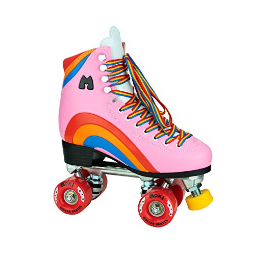 Moxi Skates – Regenbogenreiter – Lustige und modische Rollschuhe für Damen | Rosa Herz | Größe 5 Moxi Skates – Regenbogenreiter – Lustige und modische Rollschuhe für Damen | Rosa Herz | Größe 5 von Moxi