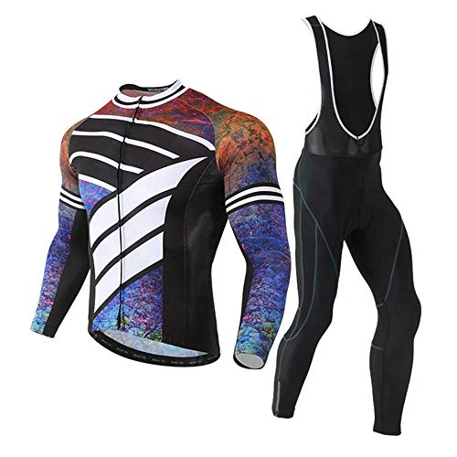 Moxilyn Radtrikot Herren LangarmAnzüge Radtrikot Set Radfahren Kleidung Winddicht Langärmliges Fahrradtrikot Hose mit 9D Gel Sitzpolster Sport & Freizeit MTB Radtrikot für Herbst Moxilyn Radtrikot Herren LangarmAnzüge Radtrikot Set Radfahren Kleidung Winddicht Langärmliges Fahrradtrikot Hose mit 9D Gel Sitzpolster Sport & Freizeit MTB Radtrikot für Herbst von Moxilyn