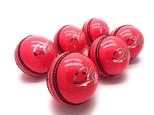 Mozi Sports, Herren, per Hand genäht, Club, Kreis, Cricket-Ball, hochwertig, Senior, offizielle Bälle, Set aus 6 Stück, Gewicht: 156 g Mozi Sports, Herren, per Hand genäht, Club, Kreis, Cricket-Ball, hochwertig, Senior, offizielle Bälle, Set aus 6 Stück, Gewicht: 156 g von Mozi Sports