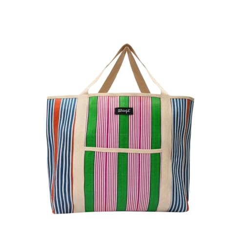 Mr. Wonderful Bedruckte Tasche mit Streifen - Grün und Violett, bunt, Utility Mr. Wonderful Bedruckte Tasche mit Streifen - Grün und Violett, bunt, Utility von Mr. Wonderful