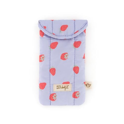 Mr. Wonderful Brillenetui - Erdbeeren - Brillenetui aus gepolstertem Stoff - mit Klettverschluss Mr. Wonderful Brillenetui - Erdbeeren - Brillenetui aus gepolstertem Stoff - mit Klettverschluss von Mr. Wonderful