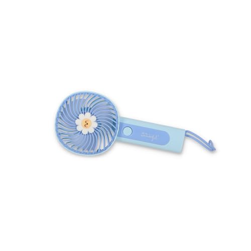 Mr.Wonderful Mini-Handventilator, tragbar, blaues Gänseblümchen, kleiner Handventilator mit 3 Geschwindigkeitsstufen, Ladegerät im Lieferumfang enthalten, ideal zum Mitnehmen in der Tasche, bunt, Mr.Wonderful Mini-Handventilator, tragbar, blaues Gänseblümchen, kleiner Handventilator mit 3 Geschwindigkeitsstufen, Ladegerät im Lieferumfang enthalten, ideal zum Mitnehmen in der Tasche, bunt, von Mr. Wonderful