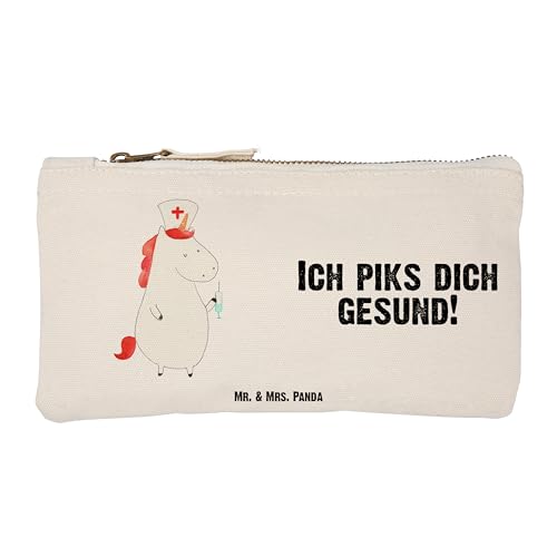 Mr. & Mrs. Panda Größe S Klein Schminktasche Einhorn Krankenschwester - Geschenk, Pegasus, Makeup, Kosmetiketui, Krankenhaus, Krankenschwester von Mr. & Mrs. Panda