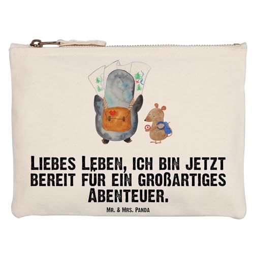 Mr. & Mrs. Panda Schminktasche Pinguin & Maus Wanderer Grösse XL Große - Geschenk, Abenteuer, Wanderlust, Etui, Roadtrip, Abenteurer, XXL, Mr. & Mrs. Panda Schminktasche Pinguin & Maus Wanderer Grösse XL Große - Geschenk, Abenteuer, Wanderlust, Etui, Roadtrip, Abenteurer, XXL, von Mr. & Mrs. Panda