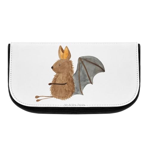 Mr. & Mrs. Panda Kosmetiktasche Fledermaus Sitzen - Geschenk, Kosmetiktaschen Damen, entspannen, Schminktäschen, Kulturtasche, Motivation, Gute Mr. & Mrs. Panda Kosmetiktasche Fledermaus Sitzen - Geschenk, Kosmetiktaschen Damen, entspannen, Schminktäschen, Kulturtasche, Motivation, Gute von Mr. & Mrs. Panda
