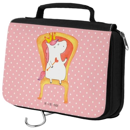 Mr. & Mrs. Panda Kulturbeutel Einhorn Prinzessin - Geschenk, Kulturtasche, Kosmetiktasche, Zum Aufhängen, Herren, Monat, Waschtasche, Unicorn, von Mr. & Mrs. Panda