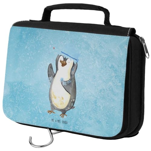 Mr. & Mrs. Panda Kulturbeutel Pinguin Duschen - Geschenk, Damen, Lebensmotto, Duschkonzert, Schminktasche, Baden, Kosmetikbeutel, Neustart, Zum Mr. & Mrs. Panda Kulturbeutel Pinguin Duschen - Geschenk, Damen, Lebensmotto, Duschkonzert, Schminktasche, Baden, Kosmetikbeutel, Neustart, Zum von Mr. & Mrs. Panda