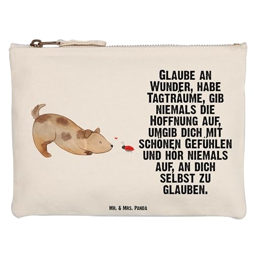 Mr. & Mrs. Panda Größe M Schminktasche Hund Marienkäfer - Geschenk, Hunderasse, verspielt, Sprüche, Hunde, Hundemotiv, Tierliebhaber, Etui, Mr. & Mrs. Panda Größe M Schminktasche Hund Marienkäfer - Geschenk, Hunderasse, verspielt, Sprüche, Hunde, Hundemotiv, Tierliebhaber, Etui, von Mr. & Mrs. Panda