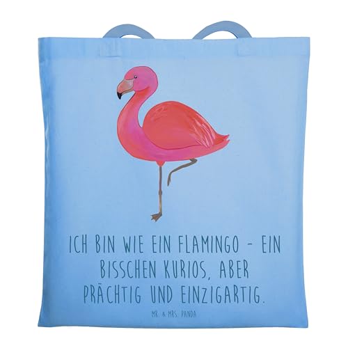 Mr. & Mrs. Panda Tragetasche Flamingo Classic - Geschenk, für Mich, Einzigartig, Schultertasche, Außenseiter, einzigartig, prächtig, Badetasche, Mr. & Mrs. Panda Tragetasche Flamingo Classic - Geschenk, für Mich, Einzigartig, Schultertasche, Außenseiter, einzigartig, prächtig, Badetasche, von Mr. & Mrs. Panda