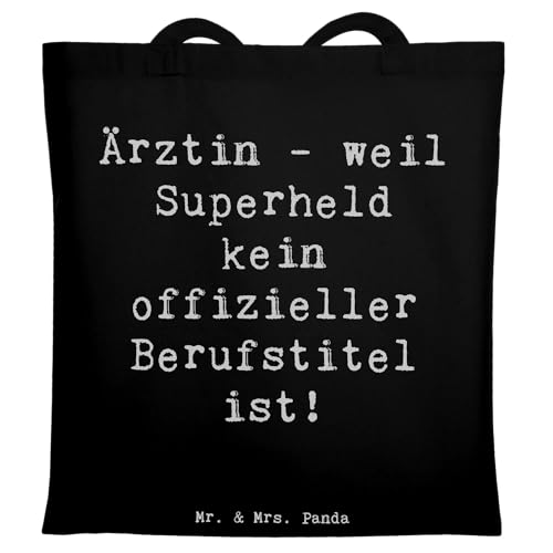 Mr. & Mrs. Panda Tragetasche Spruch Ärztin Superheld - Geschenk, Magie, Einkaufstüte, Diagnose, Respekt, Berufsprodukte, Kinderarzt, Beutel, Mr. & Mrs. Panda Tragetasche Spruch Ärztin Superheld - Geschenk, Magie, Einkaufstüte, Diagnose, Respekt, Berufsprodukte, Kinderarzt, Beutel, von Mr. & Mrs. Panda