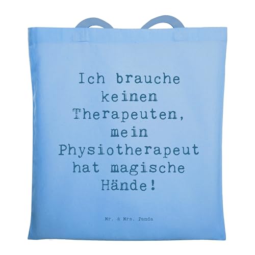 Mr. & Mrs. Panda Tragetasche Spruch Magische Hände Physiotherapeut - Geschenk, Magie, Jutebeutel, Berufe, Berufsleben, Badetasche, Patienten, von Mr. & Mrs. Panda