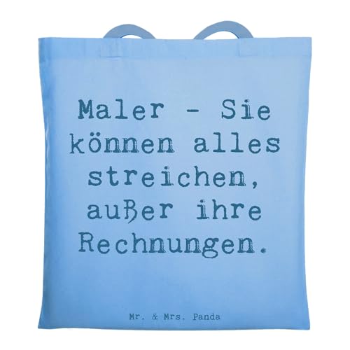 Mr. & Mrs. Panda Tragetasche Spruch Maler Rechnung - Geschenk, Geschenke für Berufstätige, Strandtasche, Jutetasche, kreative Geschenke, Hobbymaler, Mr. & Mrs. Panda Tragetasche Spruch Maler Rechnung - Geschenk, Geschenke für Berufstätige, Strandtasche, Jutetasche, kreative Geschenke, Hobbymaler, von Mr. & Mrs. Panda