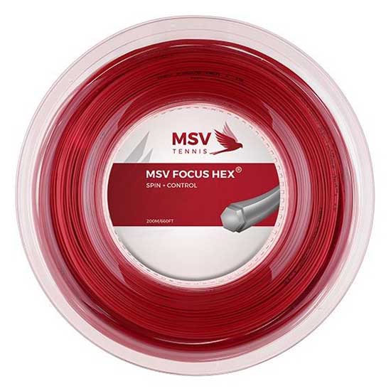 Msv Tennis Focus Hex 200 M Tennis Reel String Rot 1.27 mm Msv Tennis Focus Hex 200 M Tennis Reel String Rot 1.27 mm von Msv Tennis