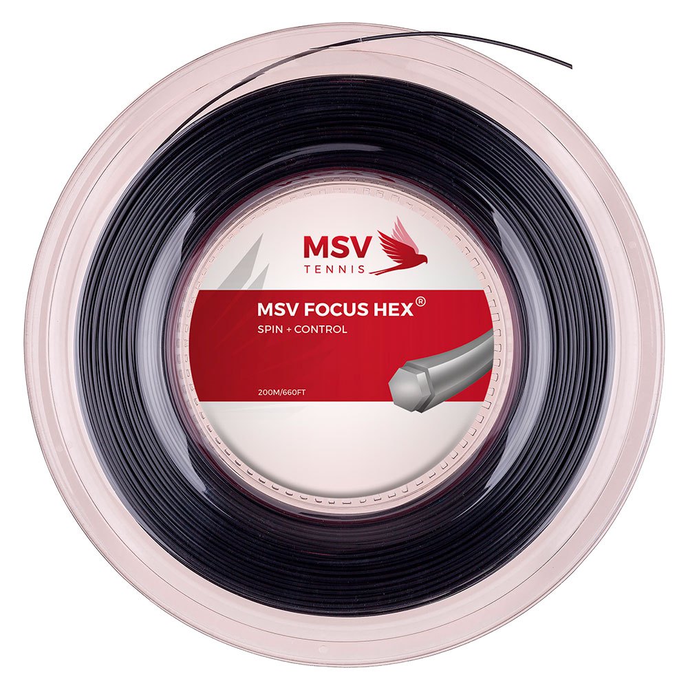 Msv Tennis Focus Hex 200 M Tennis Reel String Silber 1.23 mm Msv Tennis Focus Hex 200 M Tennis Reel String Silber 1.23 mm von Msv Tennis