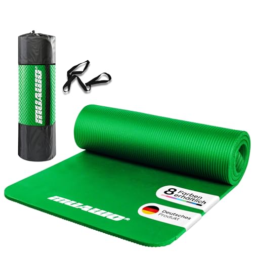 Muawo Premium Sportmatte und Fitnessmatte, perfekt als Yogamatte, Gymnastikmatte, Trainingsmatte | rutschfest | extra-dick & extra-lang | bis zu 190 cm Länge x 100 cm Breite x 1,5 cm Dicke Muawo Premium Sportmatte und Fitnessmatte, perfekt als Yogamatte, Gymnastikmatte, Trainingsmatte | rutschfest | extra-dick & extra-lang | bis zu 190 cm Länge x 100 cm Breite x 1,5 cm Dicke von Muawo