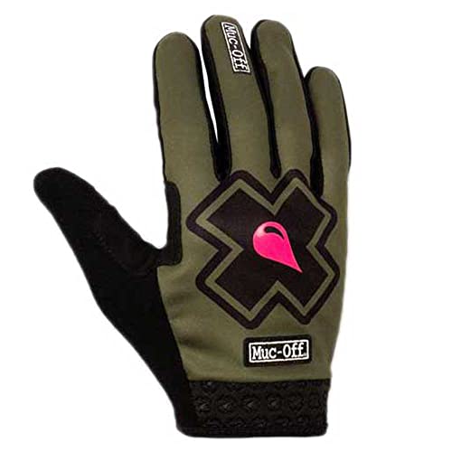 Muc-Off, MTB Gloves-Green M Unisex Erwachsene, Grün, M von Muc-Off