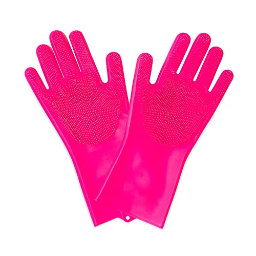 Muc-Off DEEP SCRUBBER REINIGUNGSHANDSCHUH PINK | Größe XL von Muc-Off