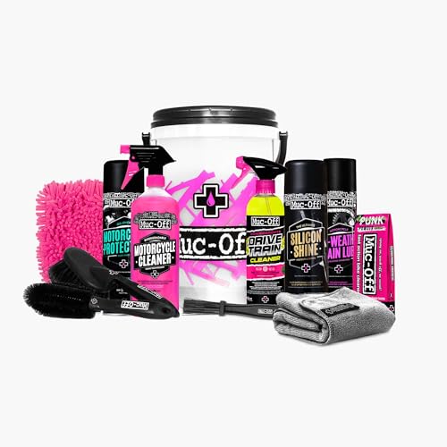Muc Off Motorradreiniger Powersports Bucket Kit 12-teilig, MU-KIT-2546 Muc Off Motorradreiniger Powersports Bucket Kit 12-teilig, MU-KIT-2546 von Muc-Off