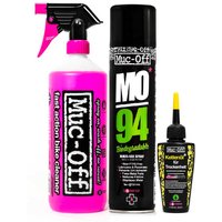 Muc-Off Wash Protect and Dry Lube Reinigungsset von Muc-Off