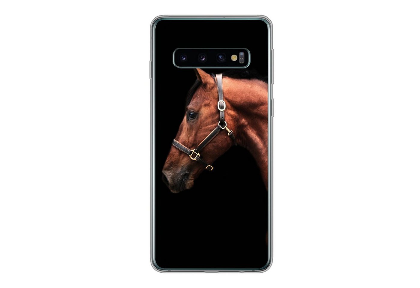 MuchoWow Handyhülle für Samsung Galaxy S10 Pferd - Leicht - Halfter, Phone Case, Silikon, Schutzhülle Dünn MuchoWow Handyhülle für Samsung Galaxy S10 Pferd - Leicht - Halfter, Phone Case, Silikon, Schutzhülle Dünn von MuchoWow