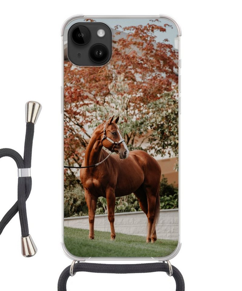 MuchoWow Handyhülle Pferd - Baum - Halfter MuchoWow Handyhülle Pferd - Baum - Halfter von MuchoWow
