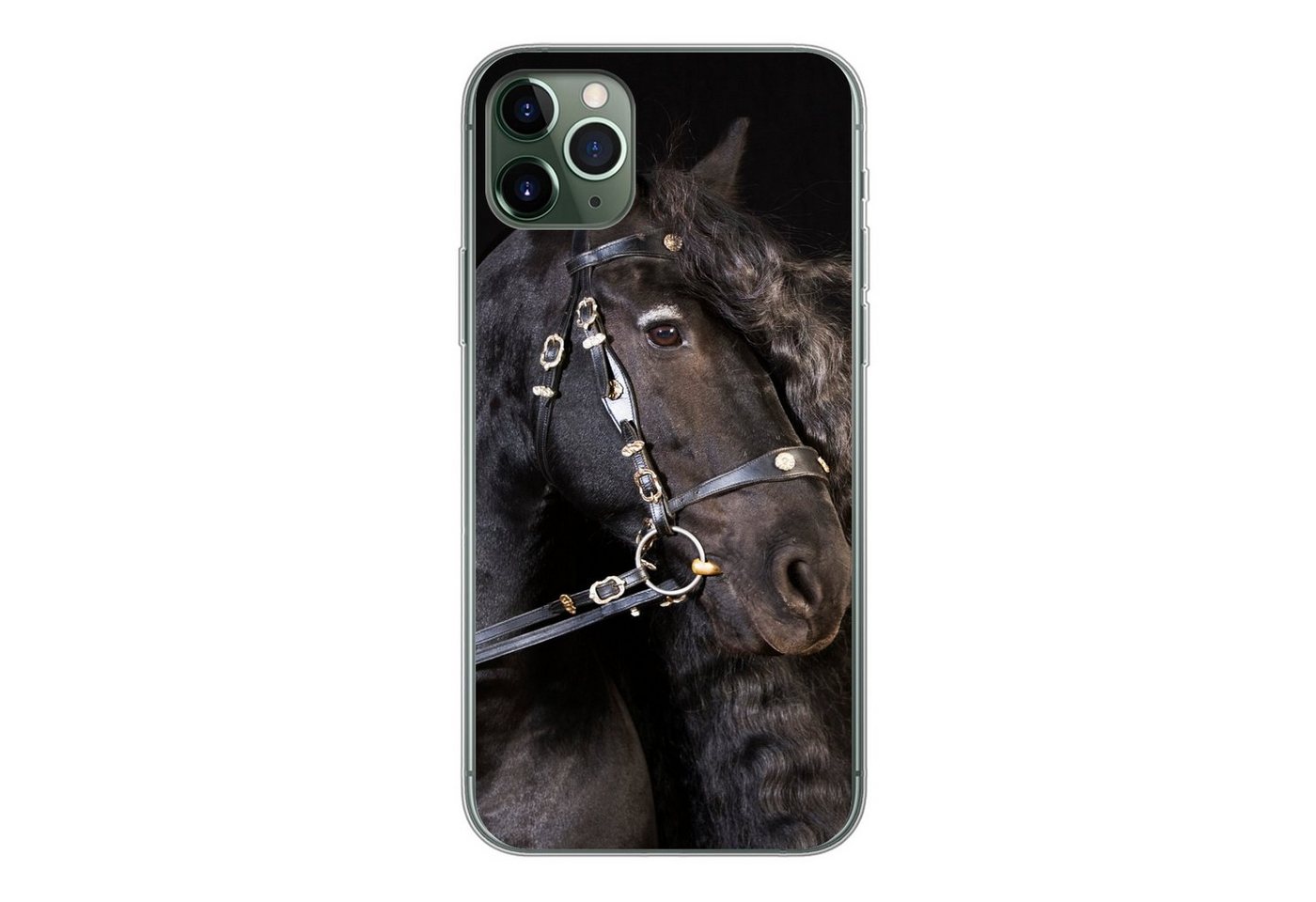 MuchoWow Handyhülle Pferd - Halfter - Mähne MuchoWow Handyhülle Pferd - Halfter - Mähne von MuchoWow