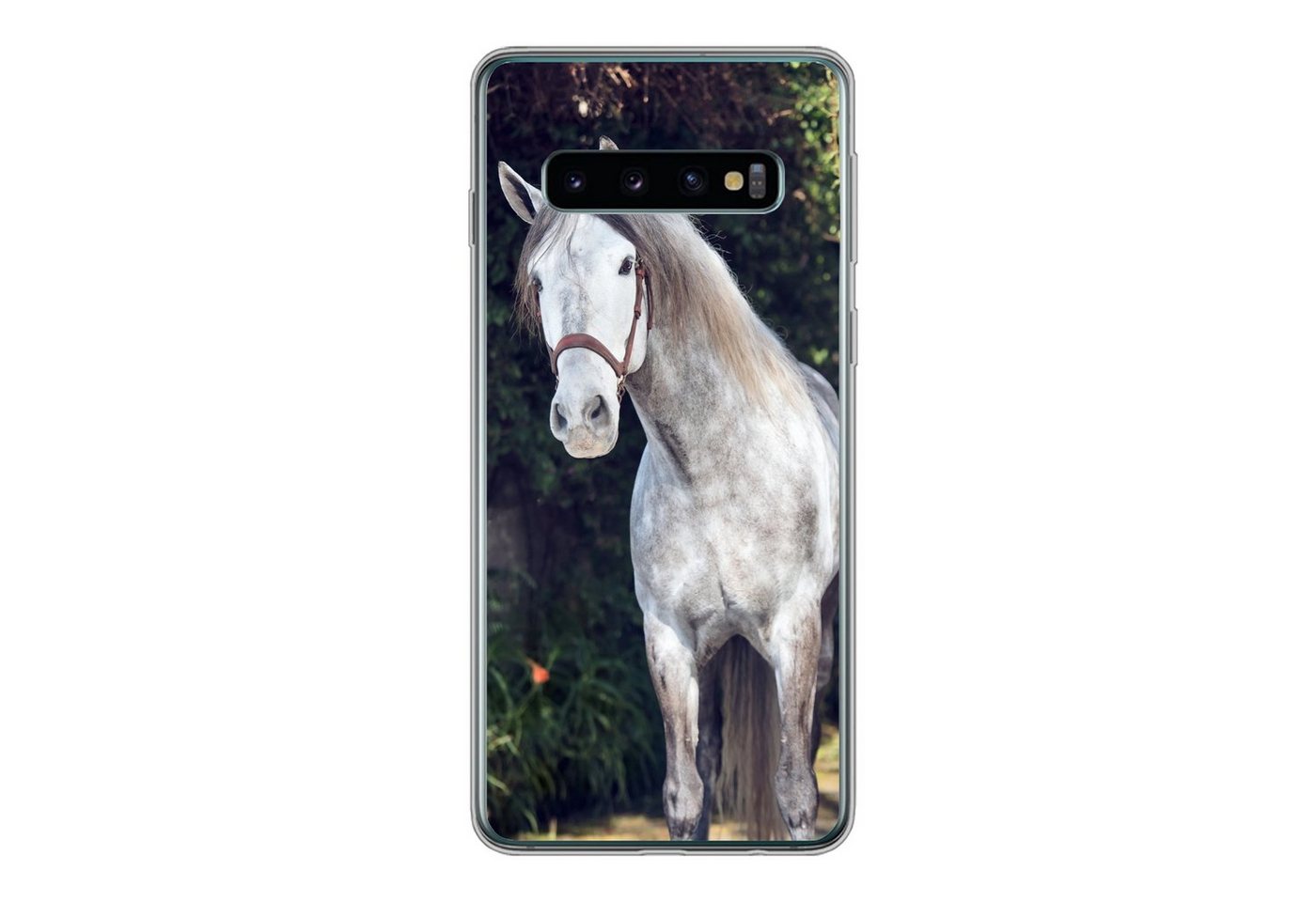 MuchoWow Handyhülle Pferd - Halfter - Natur MuchoWow Handyhülle Pferd - Halfter - Natur von MuchoWow