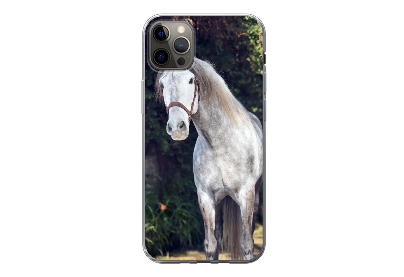 MuchoWow Handyhülle Pferd - Halfter - Natur MuchoWow Handyhülle Pferd - Halfter - Natur von MuchoWow