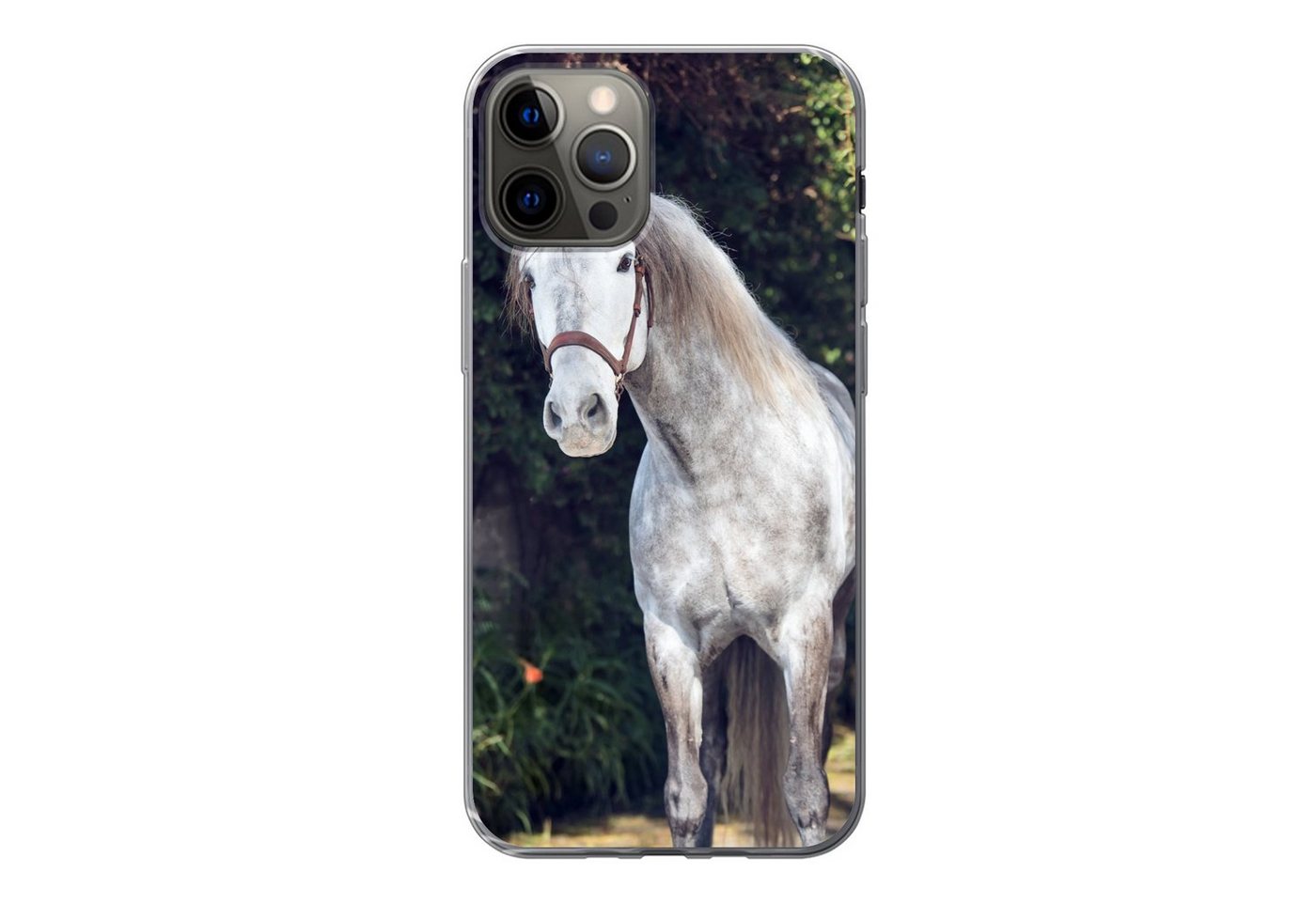 MuchoWow Handyhülle Pferd - Halfter - Natur MuchoWow Handyhülle Pferd - Halfter - Natur von MuchoWow