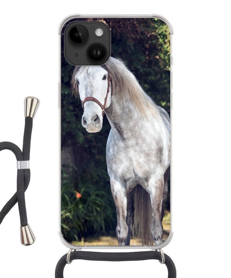MuchoWow Handyhülle Pferd - Halfter - Natur MuchoWow Handyhülle Pferd - Halfter - Natur von MuchoWow