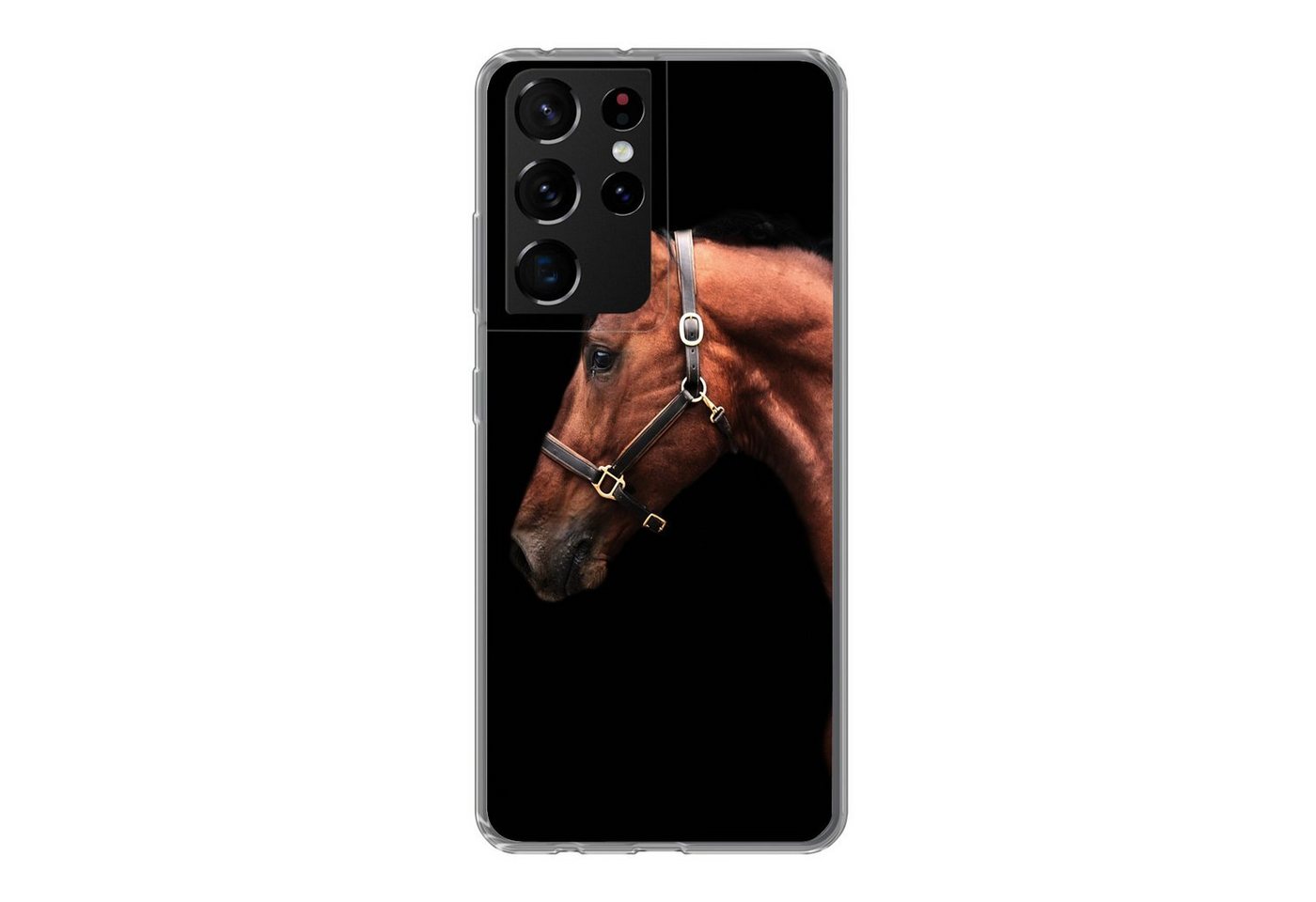 MuchoWow Handyhülle Pferd - Leicht - Halfter MuchoWow Handyhülle Pferd - Leicht - Halfter von MuchoWow