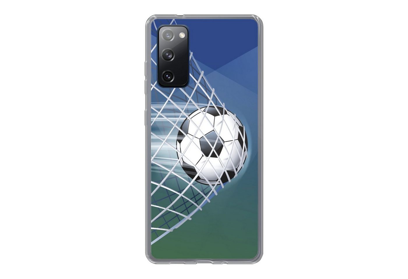 MuchoWow Handyhülle für Samsung Galaxy S20 FE Eine Illustration eines Fußballs im Netz - J, Phone Case, Silikon, Schutzhülle Dünn MuchoWow Handyhülle für Samsung Galaxy S20 FE Eine Illustration eines Fußballs im Netz - J, Phone Case, Silikon, Schutzhülle Dünn von MuchoWow