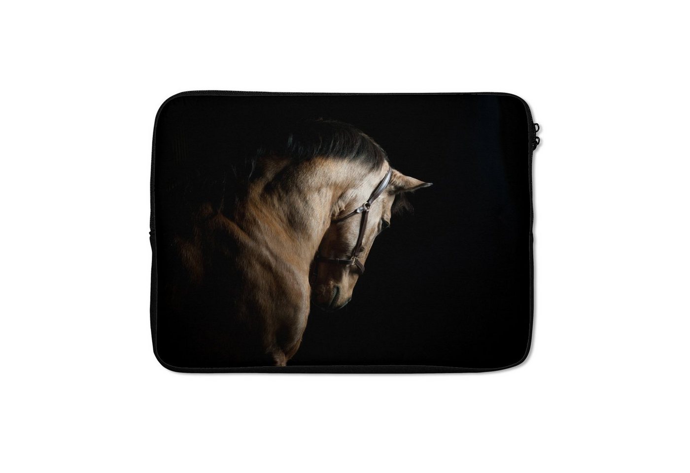 MuchoWow Laptop-Hülle Pferde - Halfter - Schwarz MuchoWow Laptop-Hülle Pferde - Halfter - Schwarz von MuchoWow