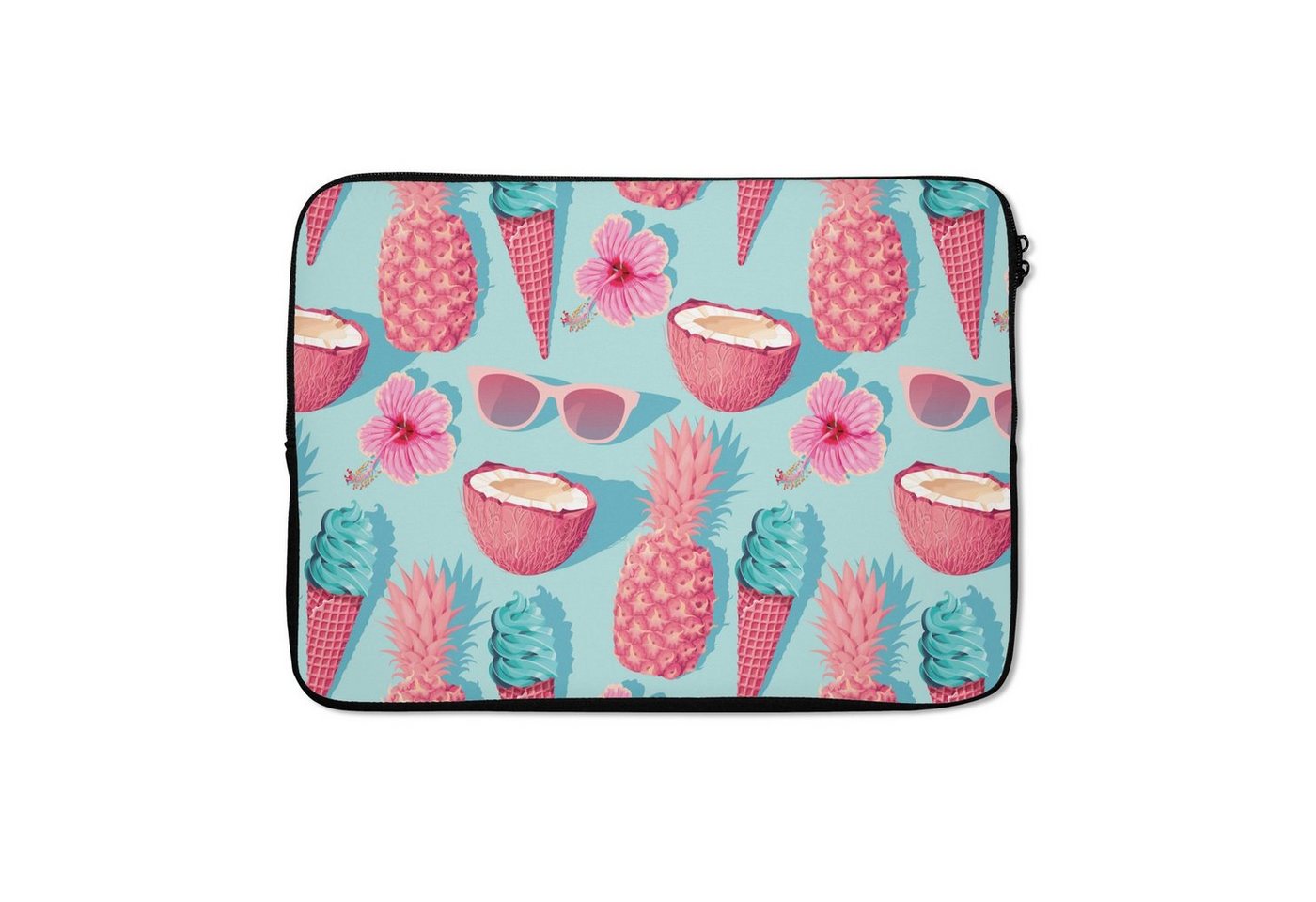 MuchoWow Laptop-Hülle Sommer - Ananas - Sonnenbrille von MuchoWow