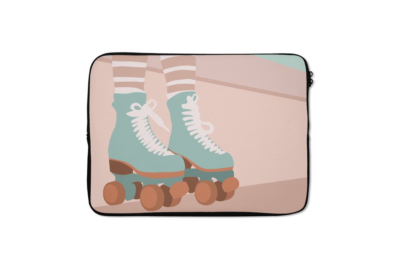 MuchoWow Laptop-Hülle Sommer - Rollerblades - Blau MuchoWow Laptop-Hülle Sommer - Rollerblades - Blau von MuchoWow
