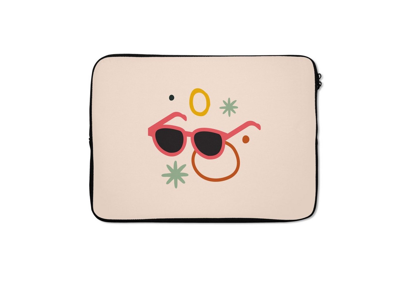MuchoWow Laptop-Hülle Sonnenbrillen - Figuren - Pastell MuchoWow Laptop-Hülle Sonnenbrillen - Figuren - Pastell von MuchoWow