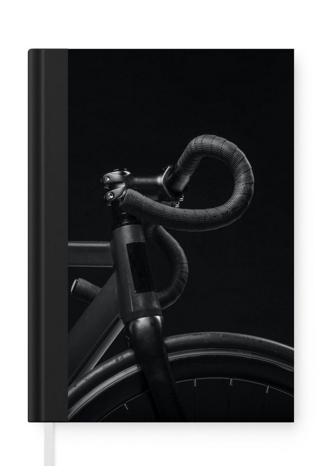 MuchoWow Notizbuch Fahrrad - Lenker - Schwarz - Weiß, Notebook, Notizblock a5, Tagebuch, Journal Liniert MuchoWow Notizbuch Fahrrad - Lenker - Schwarz - Weiß, Notebook, Notizblock a5, Tagebuch, Journal Liniert von MuchoWow