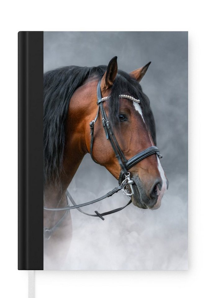 MuchoWow Notizbuch Pferd - Rauch - Zaumzeug, Notebook, Notizblock a5, Tagebuch, Journal Liniert MuchoWow Notizbuch Pferd - Rauch - Zaumzeug, Notebook, Notizblock a5, Tagebuch, Journal Liniert von MuchoWow